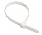 Хомут нейлоновий 2,5 * 100 (3 * 100) білий Apro (уп. 100 шт) (350 ящ.)