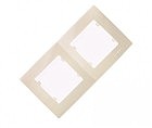 Рамка 2-а гориз. крем. MAKEL Lillium Natural Kare (25 шт.)