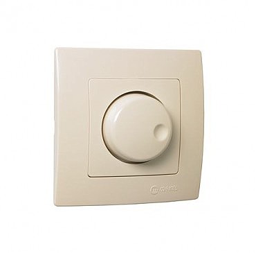 Дімер 600Вт кремовий MAKEL LILLIUM natural KARE (10/100), шт (00000107478)