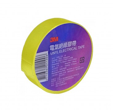 Ізолента 20 м 3М жовта (10/250) (00000006482)