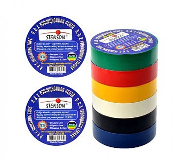 Ізолента 10м «STENSON» синя (10/500) (00000001462)