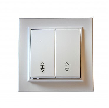 Вимикач 2-й прохідний прихований Milana GISelt (10/200 шт.) (00000012251)