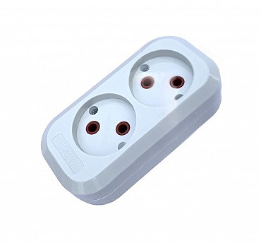 Колодка для подовжувача 2-а без з/к GISelt (20/160 шт.) (00000112149)