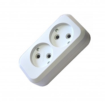 Колодка для подовжувача 2-а без з/к GISelt (15/300 шт.) (00000097796)