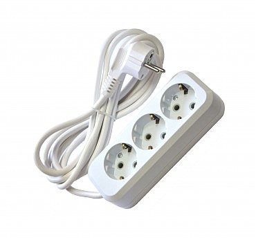 Подовжувач електричний 3/1,5 метра із з/к GISelt (1/80 шт.) (00000013081)