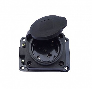 Колодка 1 гніздо із з/к каучук GISelt (12/240 шт.) (00000097778)