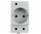 Розетка на дин-рейку із з/к 16 А