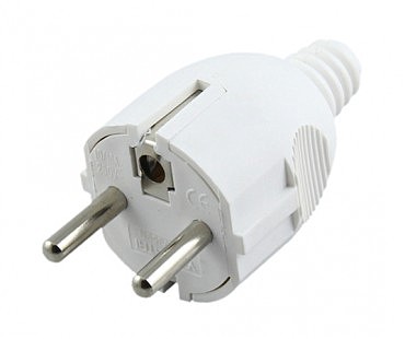 Вилка електрична пряма з з/к (24 шт.) GISelt (00000013089)