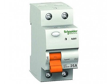 ПЗВ 2p 25A/30mА Shneider Шнайдер (00000001415)