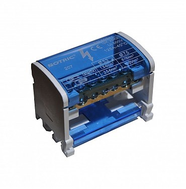 Шина нульова в корпусі 2х7 отв. (00000113282)