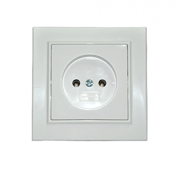 Розетка 1-а без з/к прихована Milana GISelt (10/200 шт.) (00000012253)