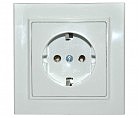 Розетка 1-а з з/к прихована (керам.) Milana GISelt (10/200 шт.)