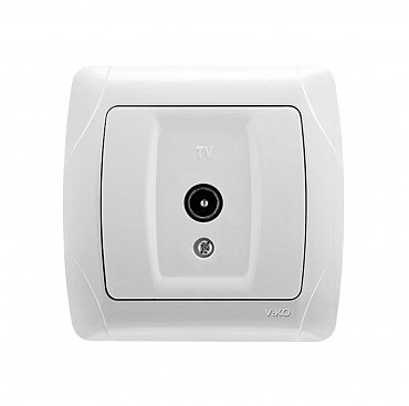 Розетка прохідна TV 12 DV Кармен (00000000022)
