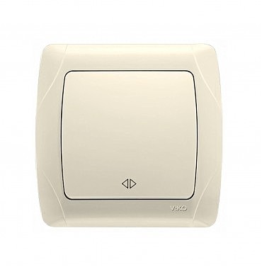 Вимикач реверсивний Кармен крем (00000001080)