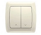Кнопка керування жалюзі 2 кл. Кармен крем