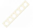 Рамка 6-я вертикальная Карре крем