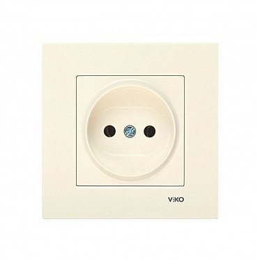 Розетка 1 скр Карре крем (00000000241)