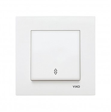 Вимикач 1 скр прохідний Карре (00000000208)