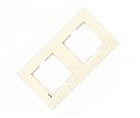 Рамка 2-а вертикальна Карре крем