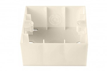 Коробка для зовнішнього монтажу Карре крем (00000002898)