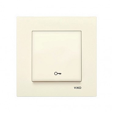 Кнопка дверного замку Карре крем (00000010325)