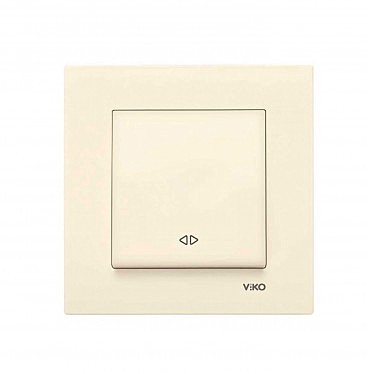 Вимикач перехресний скр. Карре крем (00000001127)