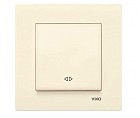 Вимикач перехресний скр. Карре крем