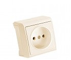 Розетка 1 откр Вера крем