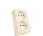 Розетка 2 откр Вера крем