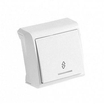 Выключатель 1кл. прох. с подсветк внешний ВЕРА (00000102245)