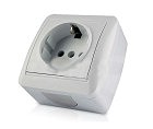 Розетка 1-а зовнішня c з/к (10/120), Viktori GISelt