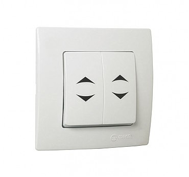 ВЫКЛ. 2 КЛАВ. ПРОХОДНОЙ Белый  MAKEL Lillium Natural Kare (12 шт.) (00000013218)