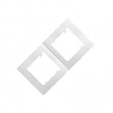 Рамка 2-я вертикал. бел. MAKEL Lillium Natural Kare (00000103104)