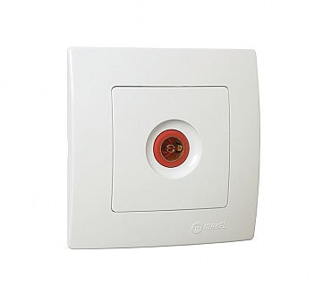 Розетка TV концева біл. MAKEL Lillium Natural Kare (12 шт.) (00000012218)