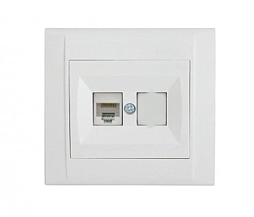 РОЗЕТКА  КОМП. CAT 6+ГНЕЗДО (00000106248)