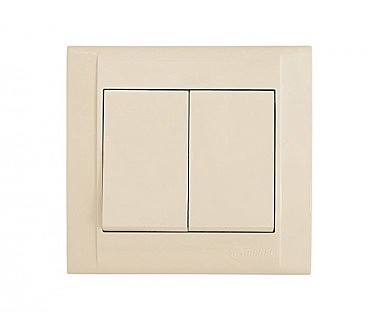 ВЫКЛ. 2 КЛАВ.  КРЕМ (00000097196)