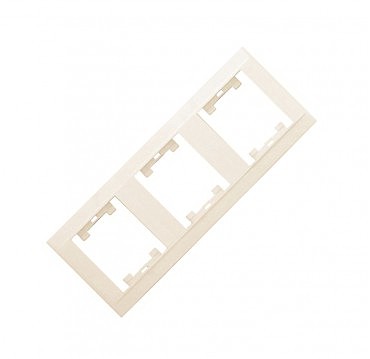 РАМКА 3-АЯ ВЕРТИКАЛЬНАЯ  КРЕМ (00000106267)