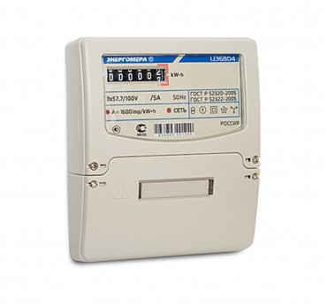 Лічильник Енергоміра 3-ф ЦЭ6804-U К 1 220В 5-60А МР32  (8 шт.) (00000010875)