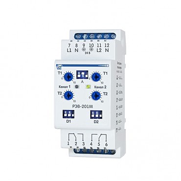 Багатофункціональне реле часу РЕВ-201M (00000010198)