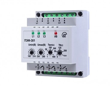 Електронний перемикач фаз ПЕФ-301 (00000011922)