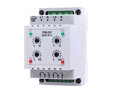 Двоканальне реле часу РЕВ-201 (00000010197)