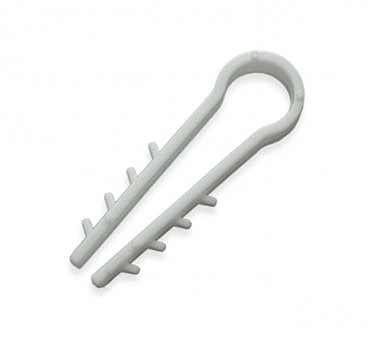 Дюбель-ялинка (затискач)  10 мм для круг. каб 100 шт (00000005769)