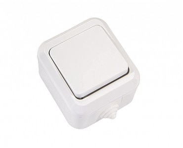 Выкл. 1 откр. бел. IP44 MAKEL (10 шт.) (00000001868)