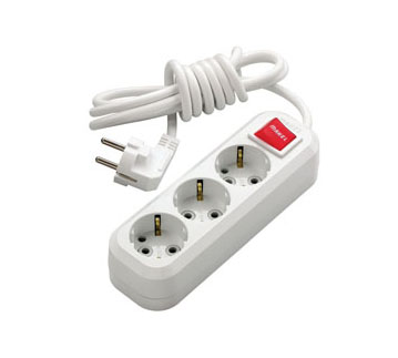 Подовжувач 3*5 м із зазем.м та вимк. (12 шт.) MAKEL (00000013287)