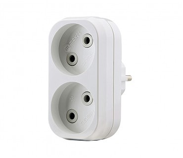 Адаптор на 2 гнізда Makel (20 шт.) (00000004031)