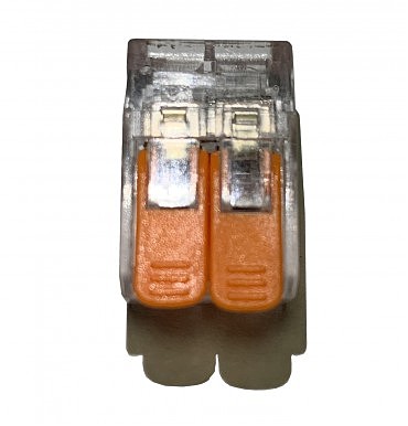 Клемник з'єднувальний 2-х провідний, прозорий удосконалений, GISelt (100) (00000112157)