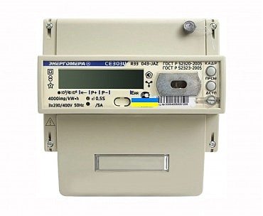 Лічильник Енергоміра 3-ф СЕ 303-UA R33 146 JAVZ багатотарифний (00000011552)