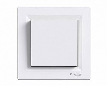 Вимикач 1-кл Asfora білий (00000005718)