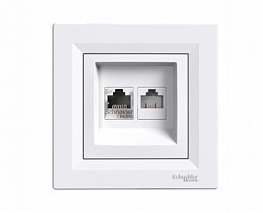 РОЗЕТКА КОМП+ТЕЛ БІЛА А ASFORA (00000097582)