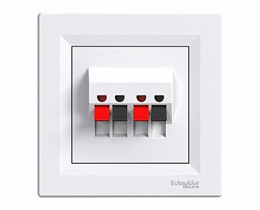 АУДІОРОЗЕТКА БІЛА ASFORA (00000011286)